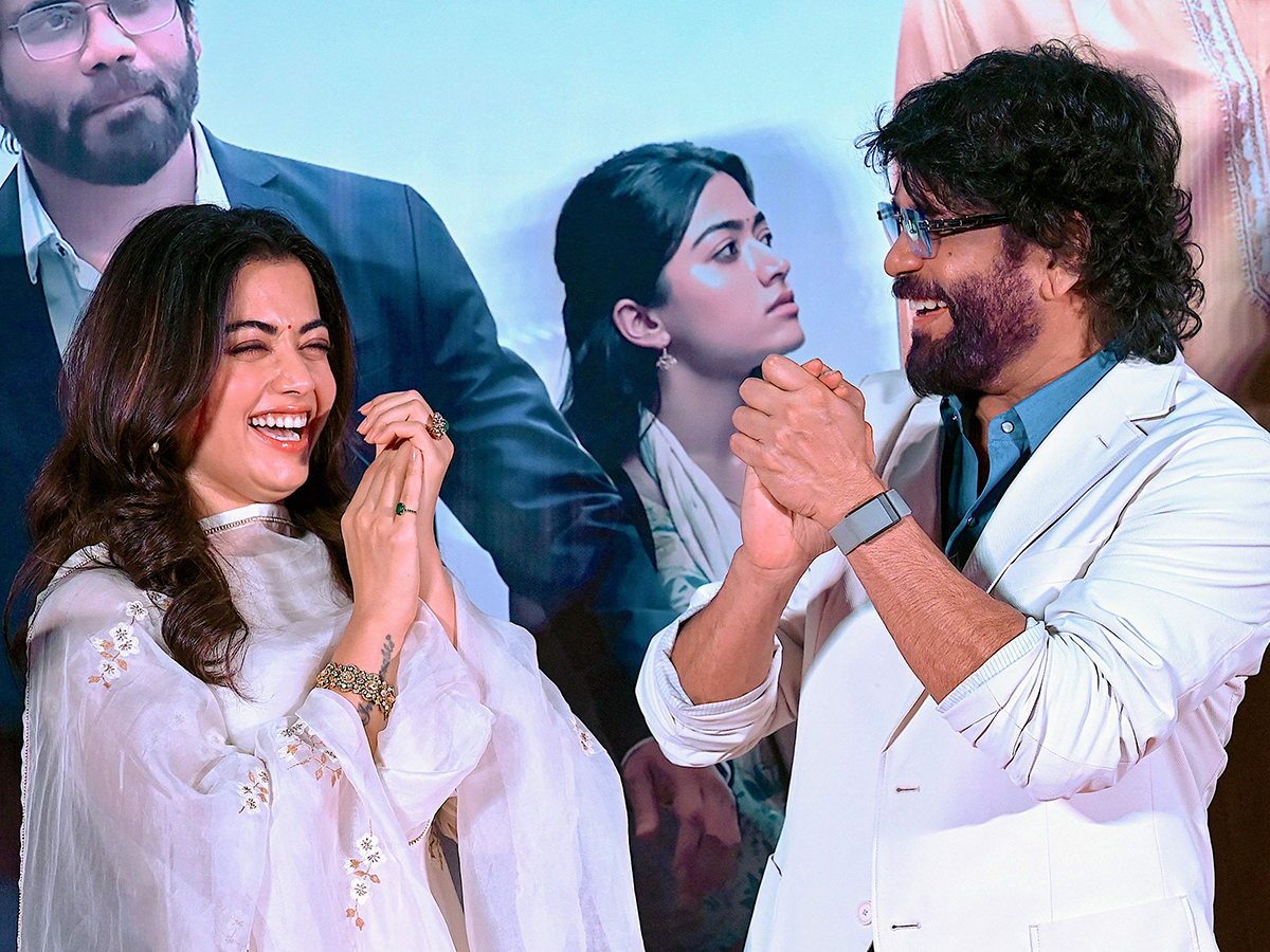 Actor Nagarjuna during the music launch of the upcoming film Kuberaa1