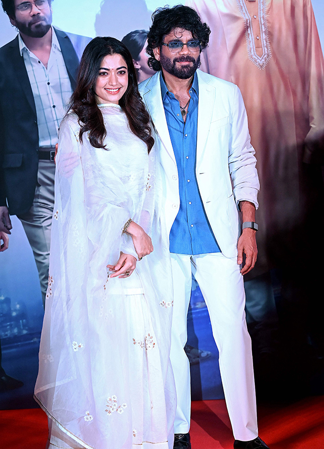 Actor Nagarjuna during the music launch of the upcoming film Kuberaa11