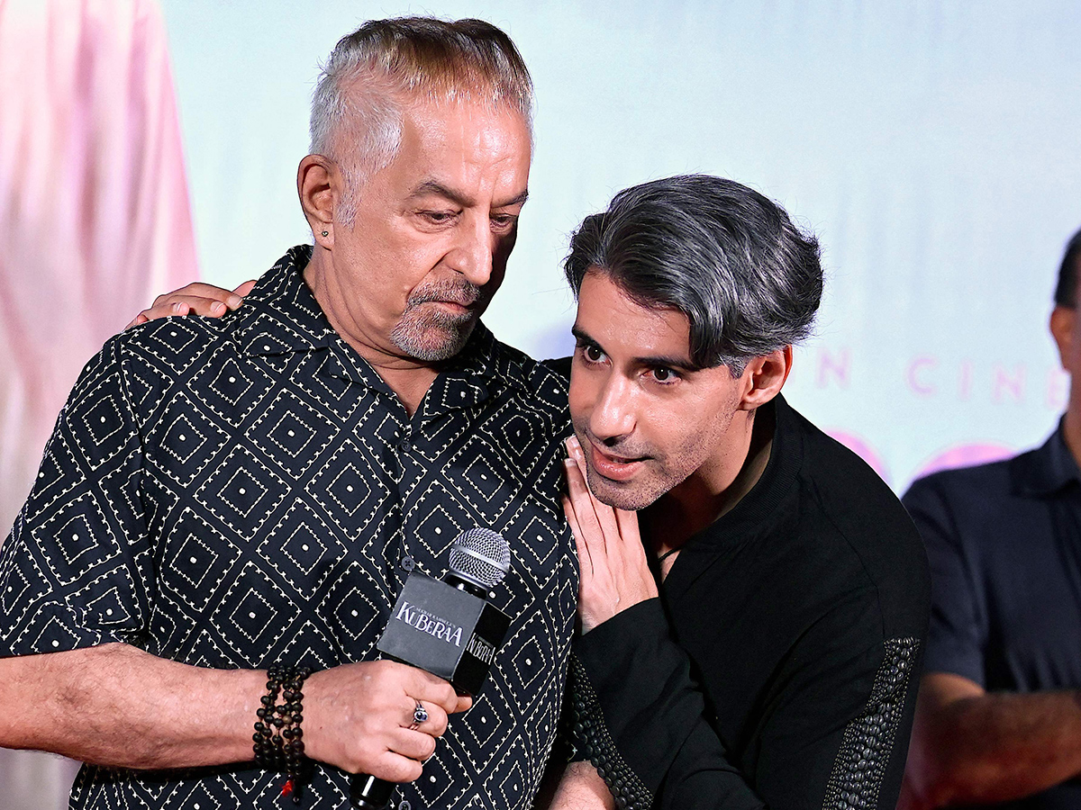 Actor Nagarjuna during the music launch of the upcoming film Kuberaa6