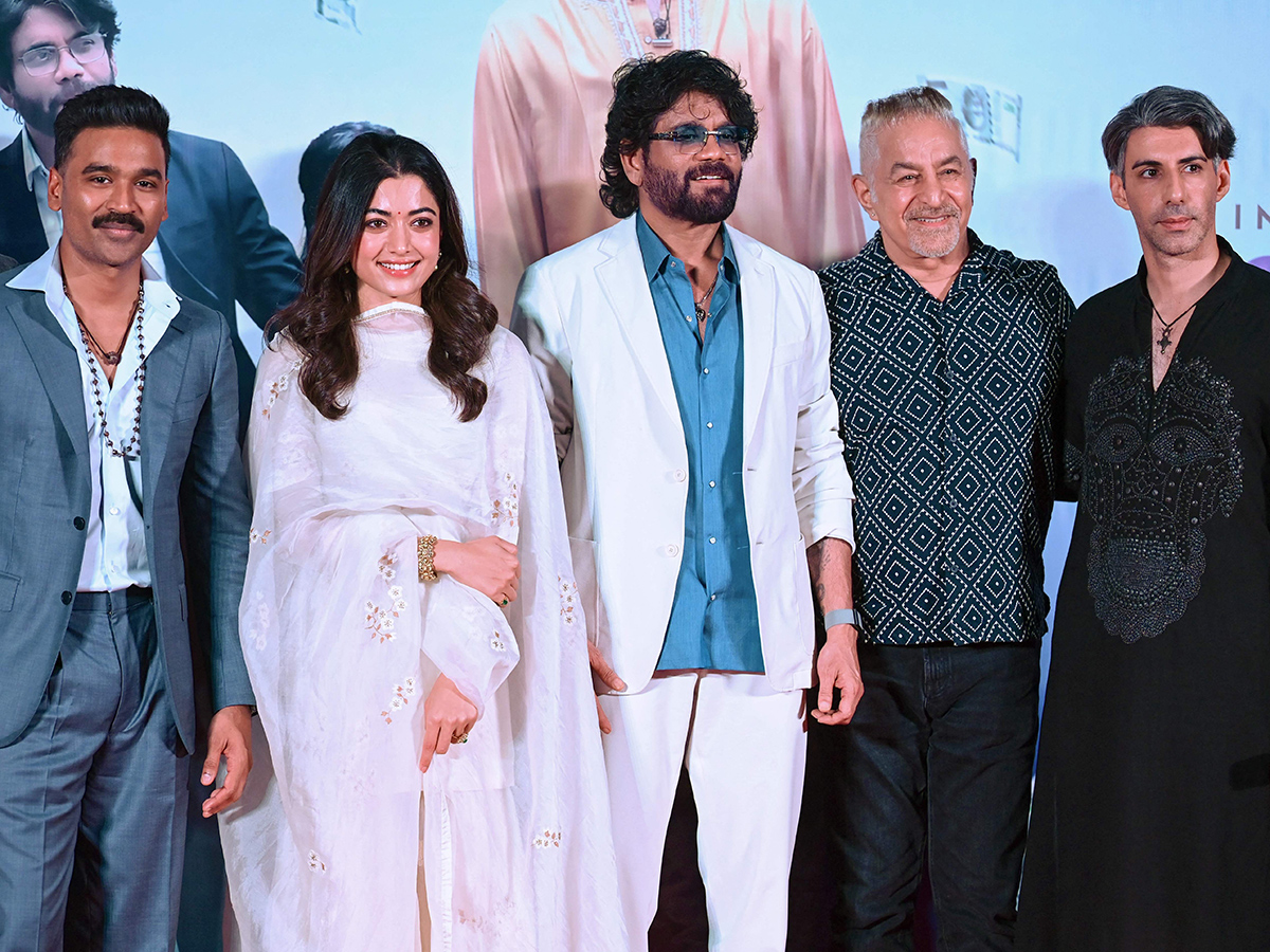 Actor Nagarjuna during the music launch of the upcoming film Kuberaa7