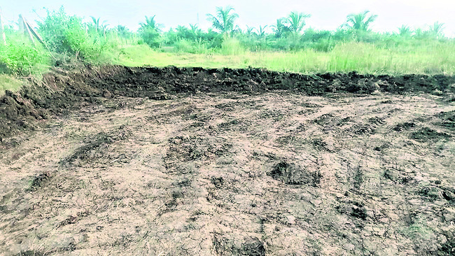 యథేచ్ఛగా మట్టి తరలింపు1