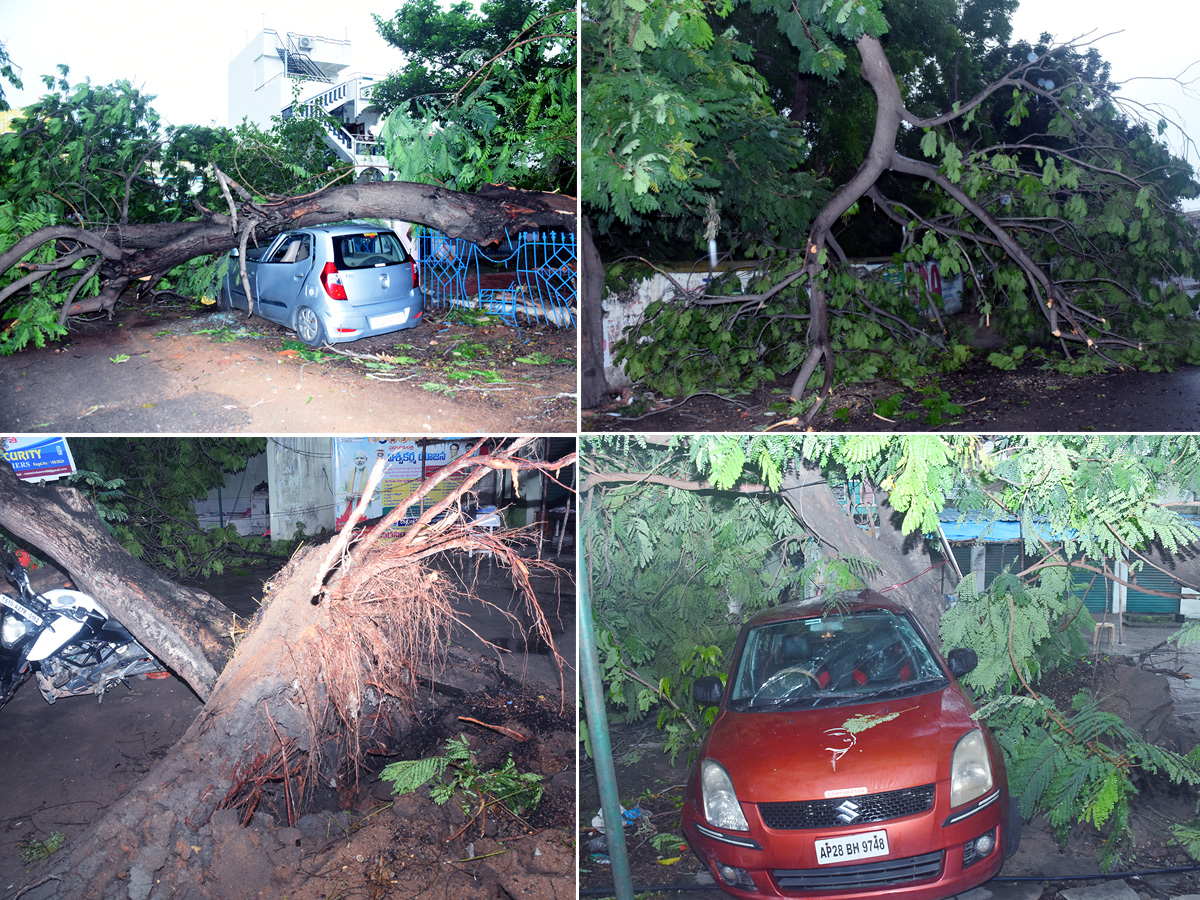 Heavy Hail Storm Rain Lashes In Nizamabad 1