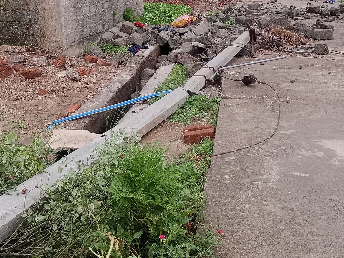 Heavy Hail Storm Rain Lashes In Nizamabad 18