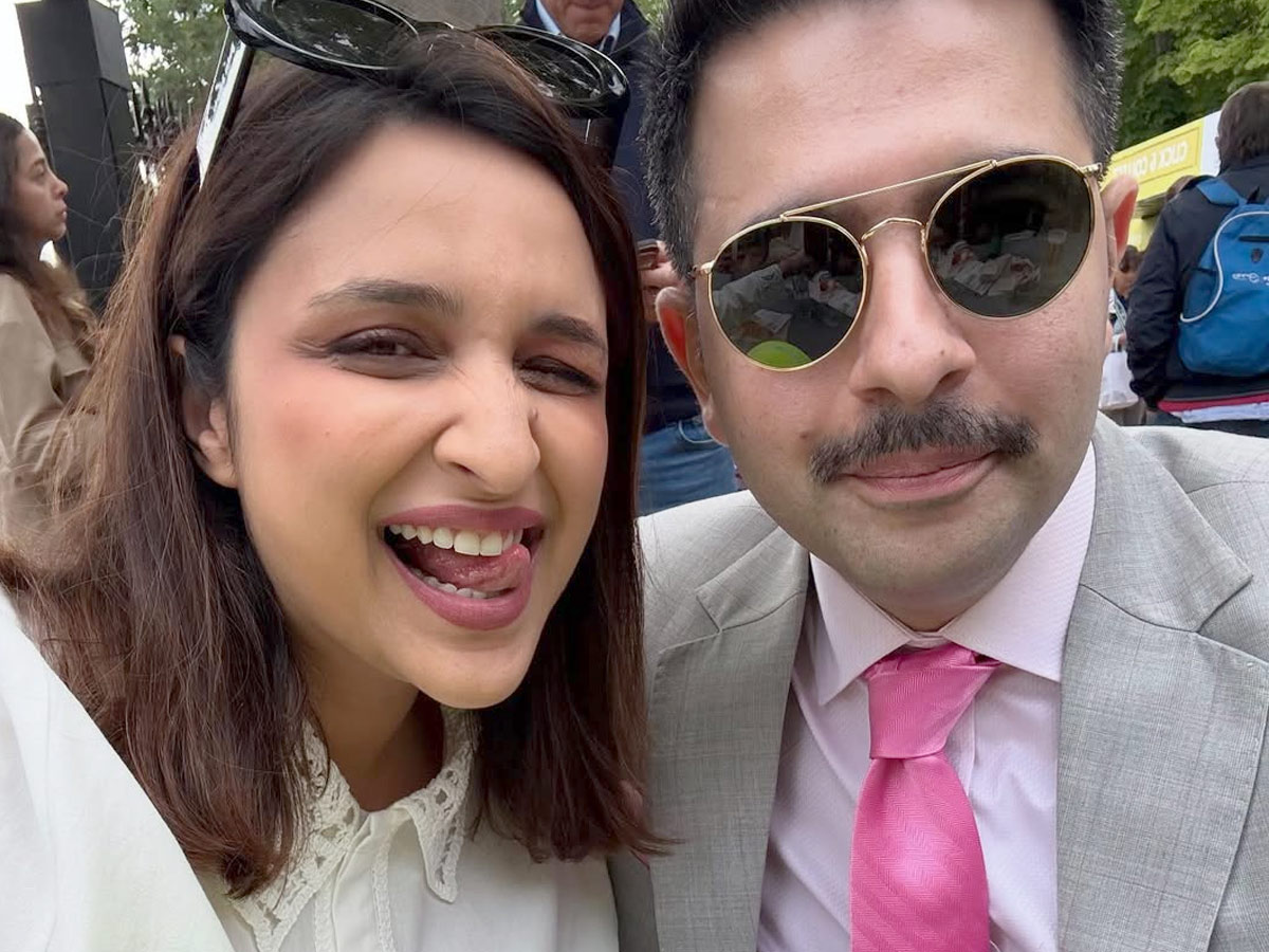Parineeti Chopra and Raghav Chadha attend the French Open Final in Paris Photos6