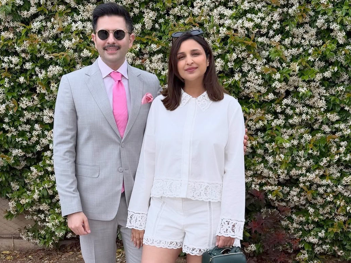 Parineeti Chopra and Raghav Chadha attend the French Open Final in Paris Photos9