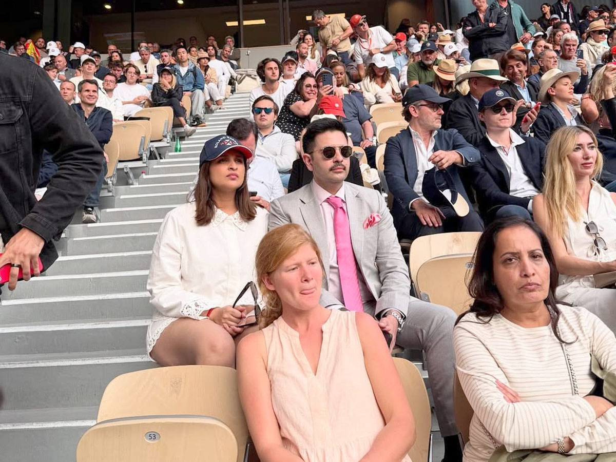 Parineeti Chopra and Raghav Chadha attend the French Open Final in Paris Photos10