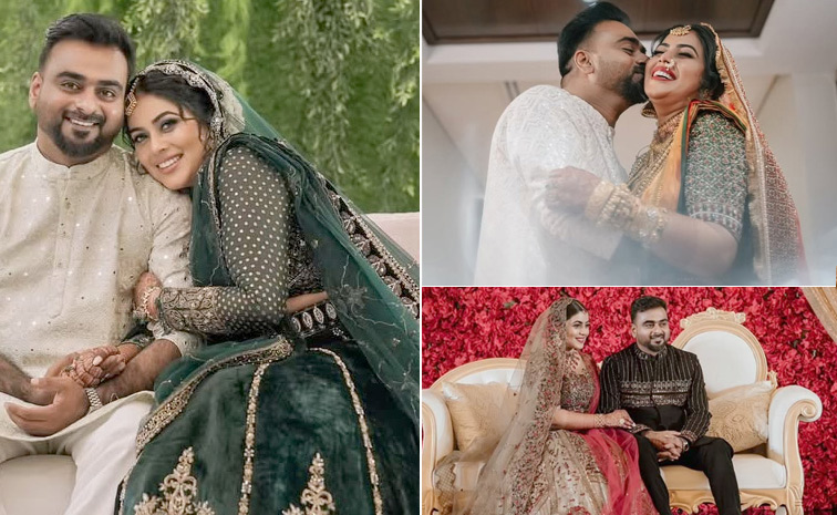 Actress poorna emotional post on wedding Anniversary Day Photos1