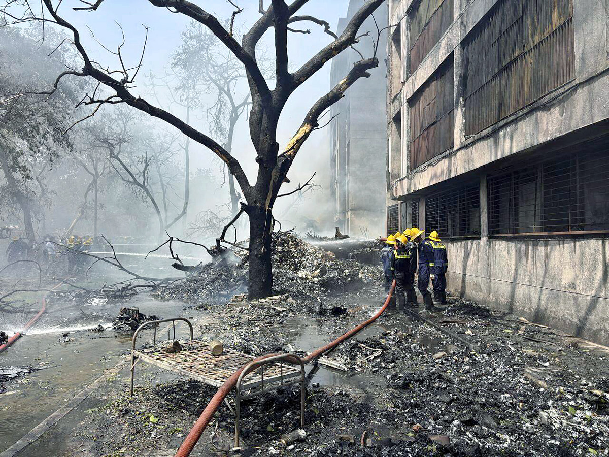 Air India Ahmedabad-London flight crashes near airport in Meghani area Photos10