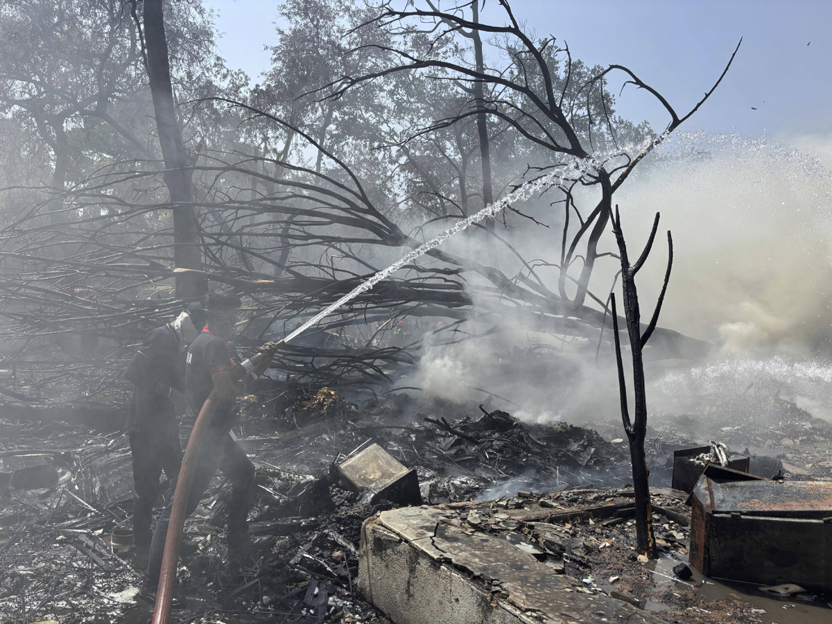 Air India Ahmedabad-London flight crashes near airport in Meghani area Photos13
