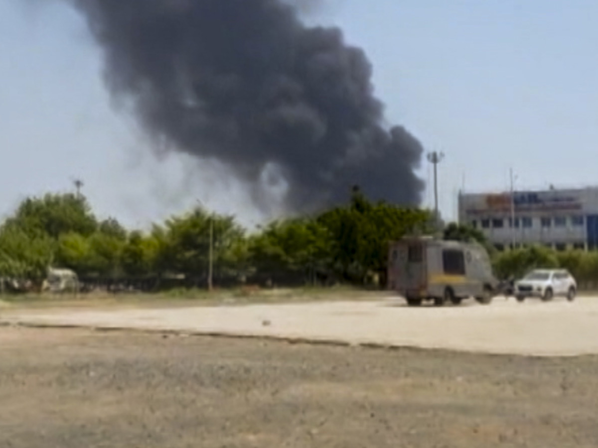 Air India Ahmedabad-London flight crashes near airport in Meghani area Photos8