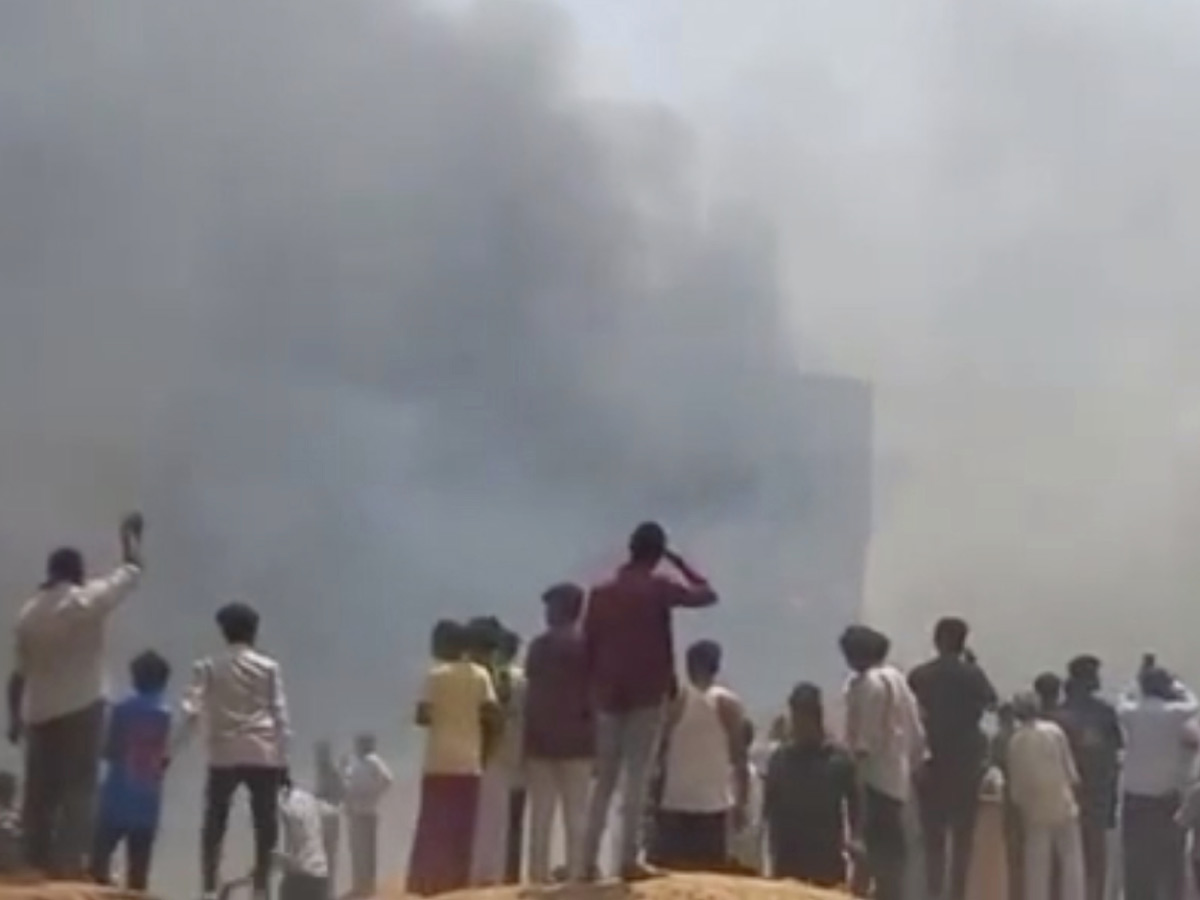Air India Ahmedabad-London flight crashes near airport in Meghani area Photos16