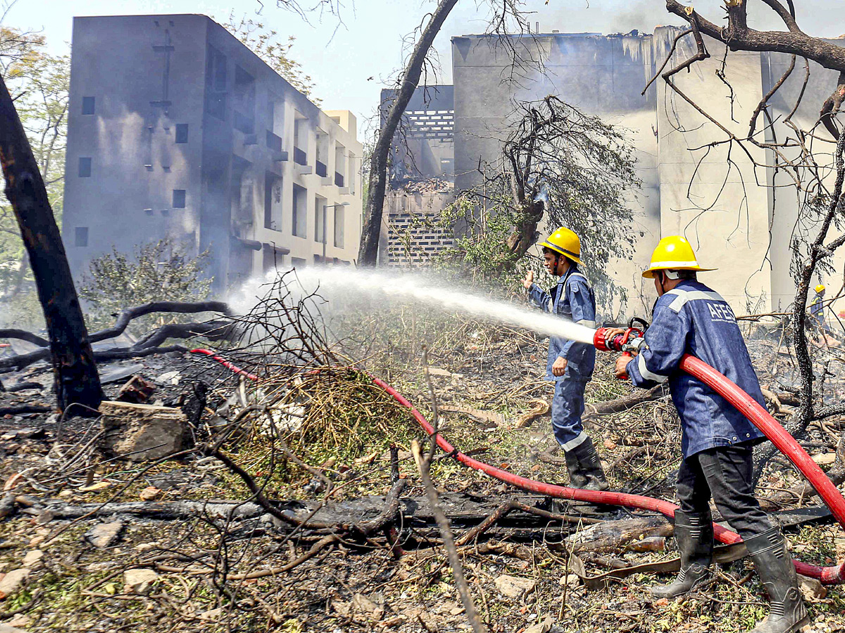 Air India Ahmedabad-London flight crashes near airport in Meghani area Photos17