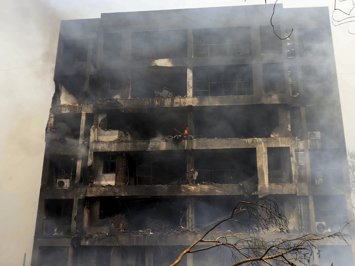 Air India Ahmedabad-London flight crashes near airport in Meghani area Photos18