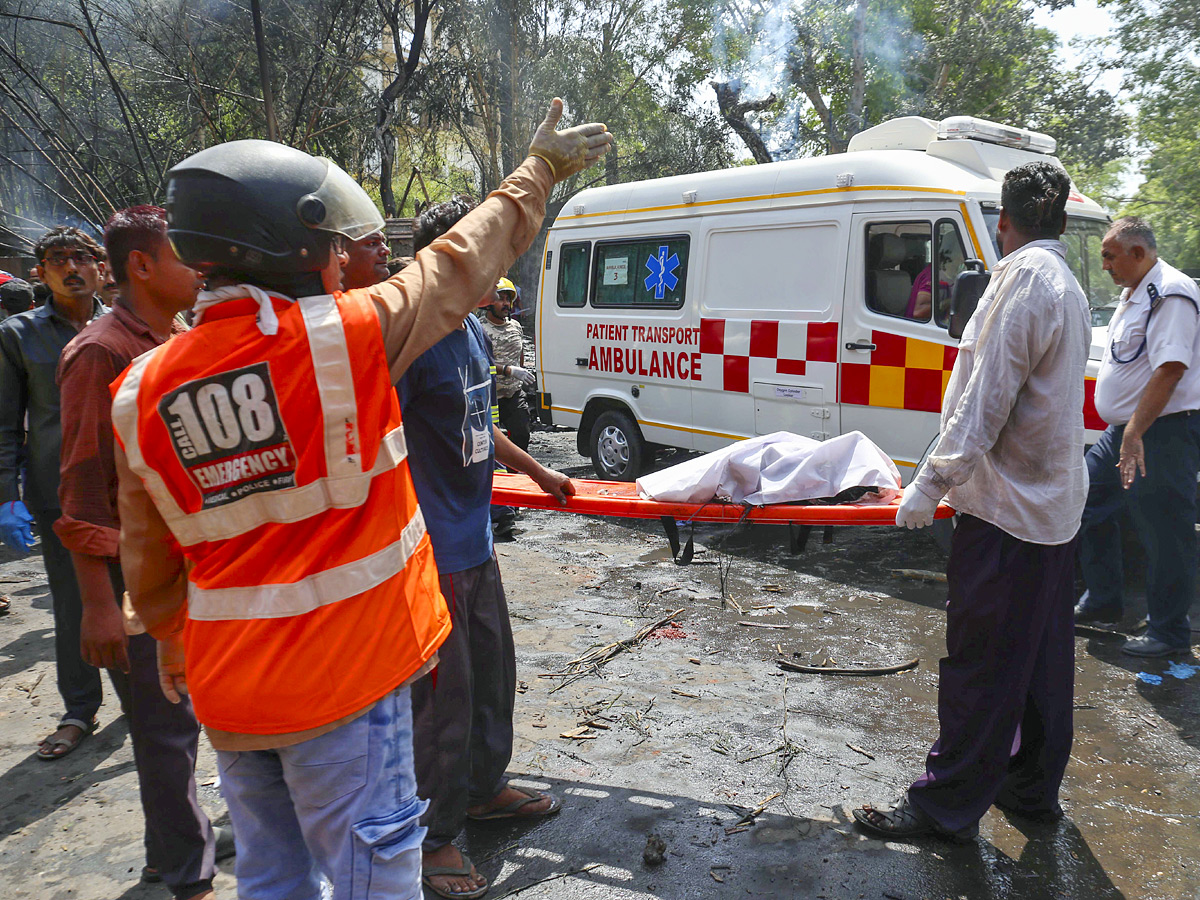 Air India Ahmedabad-London flight crashes near airport in Meghani area Photos20