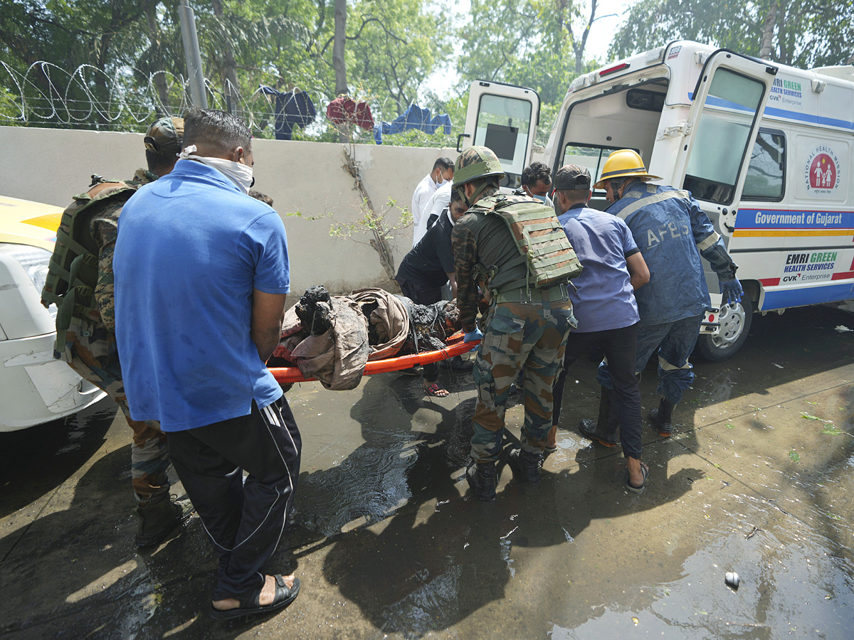 Air India Ahmedabad-London flight crashes near airport in Meghani area Photos26