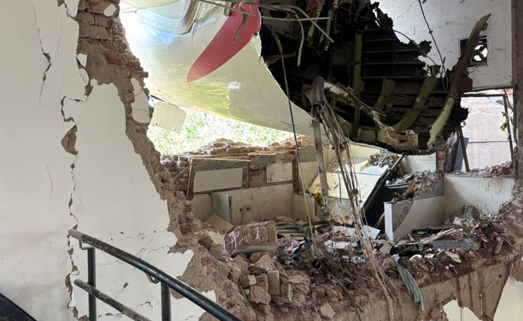 Air India Ahmedabad-London flight crashes near airport in Meghani area Photos28