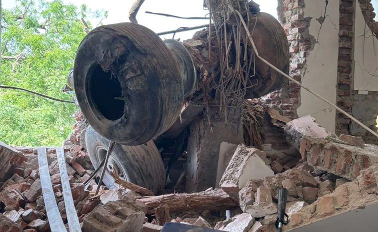 Air India Ahmedabad-London flight crashes near airport in Meghani area Photos29