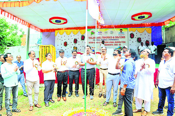విద్యుత్‌ ఉద్యోగుల క్రీడా పోటీలు ప్రారంభం1