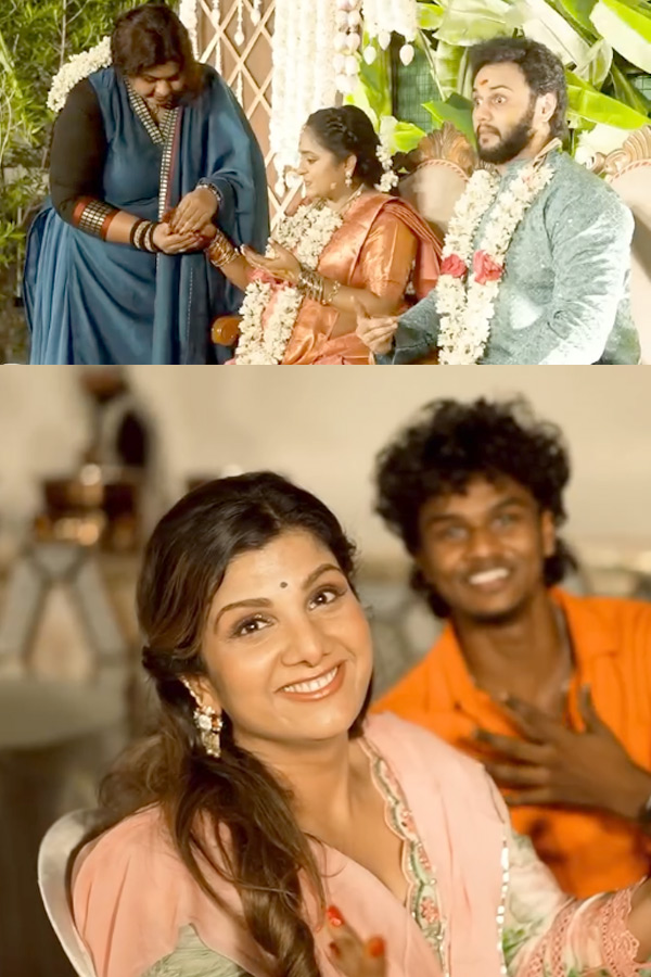 Actress Rambha Attend Serial Actor AVinash WIfe Tresa Baby SHower Function Photos6