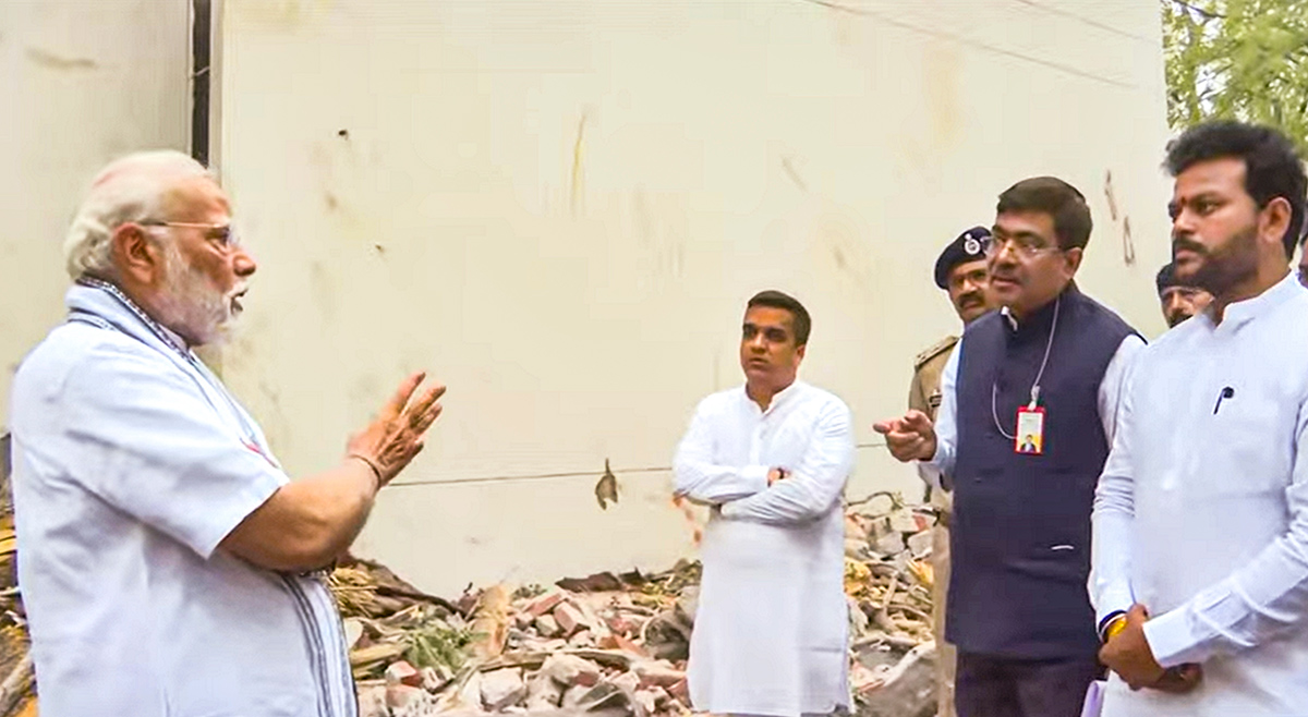 Narendra Modi visits the site of the Air India plane crash in Ahmedabad11