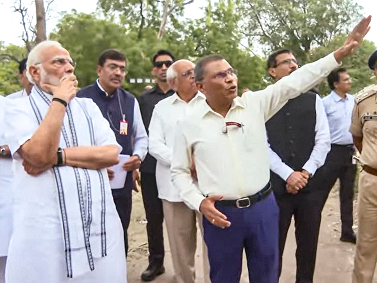 Narendra Modi visits the site of the Air India plane crash in Ahmedabad12