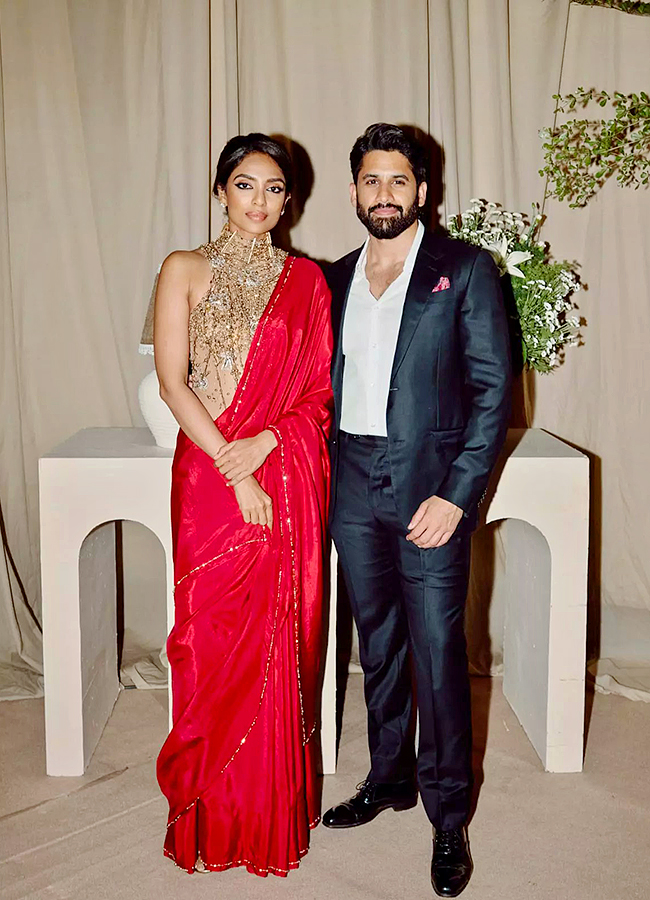Sobhita Dhulipala and Naga Chaitanya stuns at Akhil-Zainab reception4