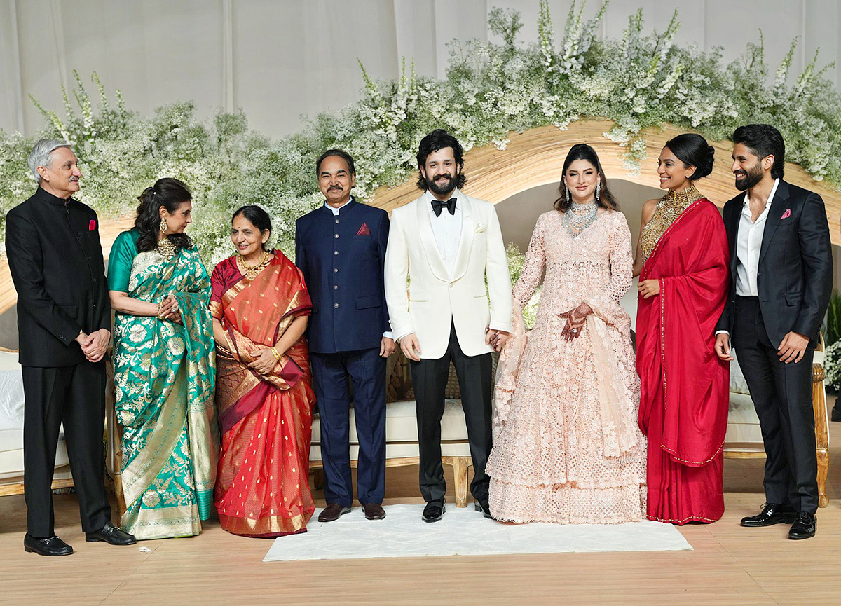 Sobhita Dhulipala and Naga Chaitanya stuns at Akhil-Zainab reception7