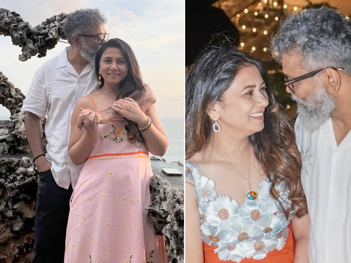 Director Sukumar And His wife Thabitha celebrating Their 16th wedding Anniversary Photos1