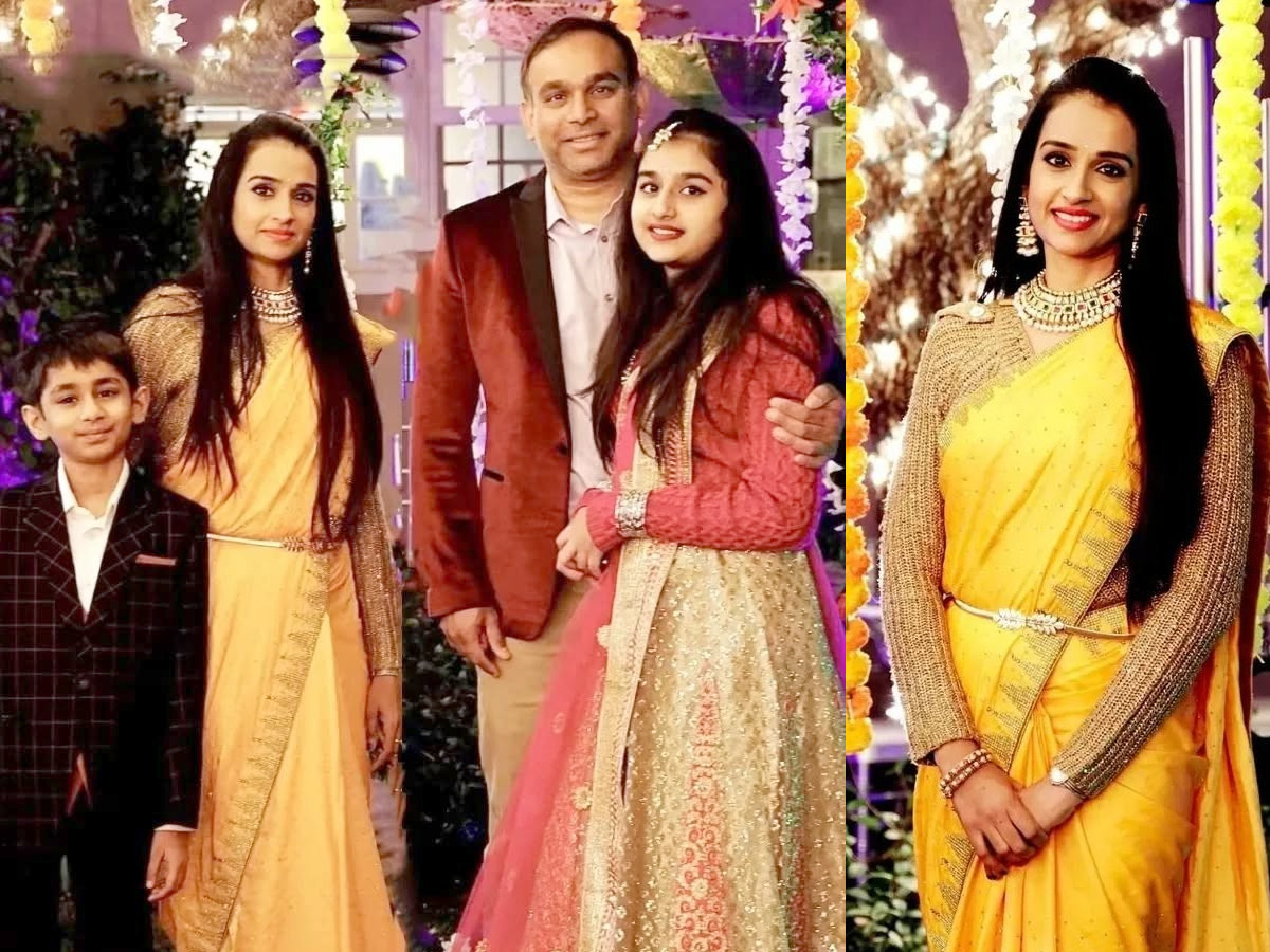 Actress Laya Gorty Wedding Anniversary Photos10
