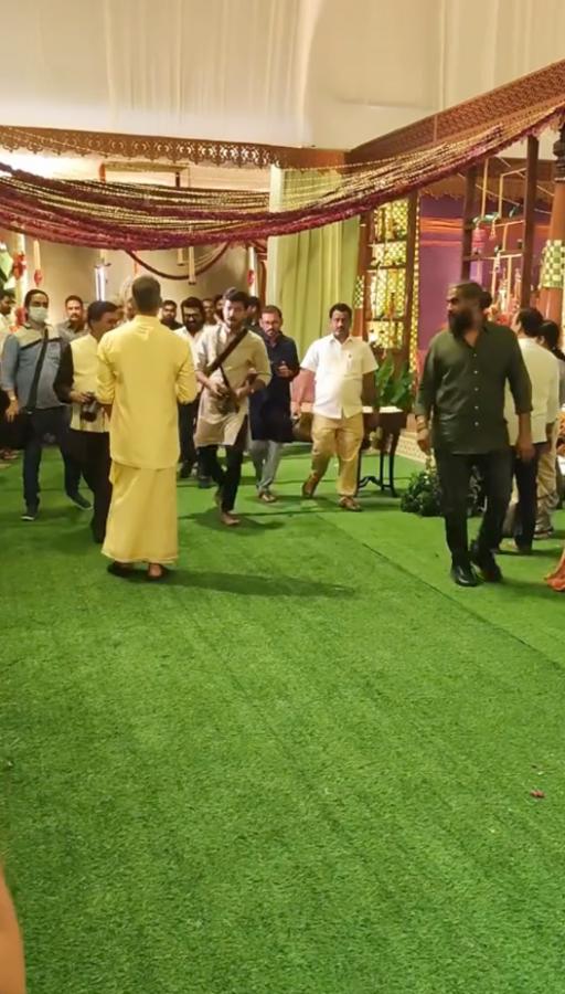Global Star Ram Charan With Stylish Looks Spotted At Private Wedding Photos6