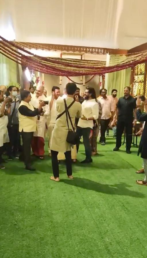 Global Star Ram Charan With Stylish Looks Spotted At Private Wedding Photos7