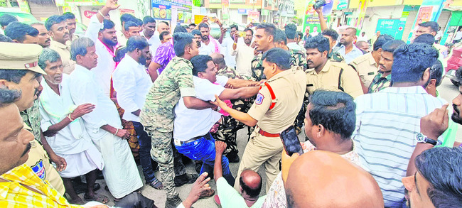 మల్లాపురంలో హైడ్రామా1