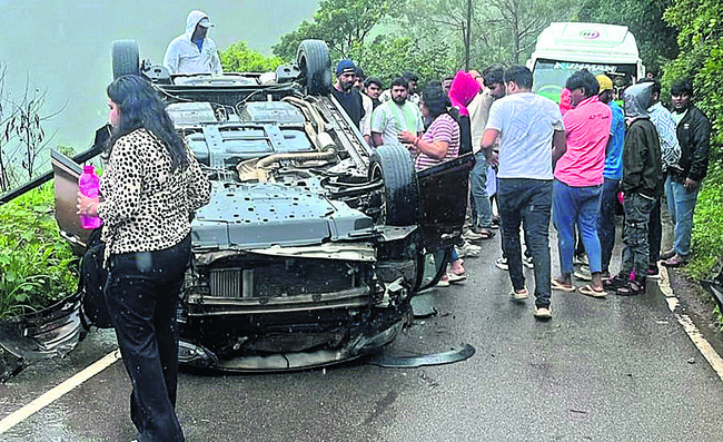 మలెనాడులో జోరుగా వానలు
1