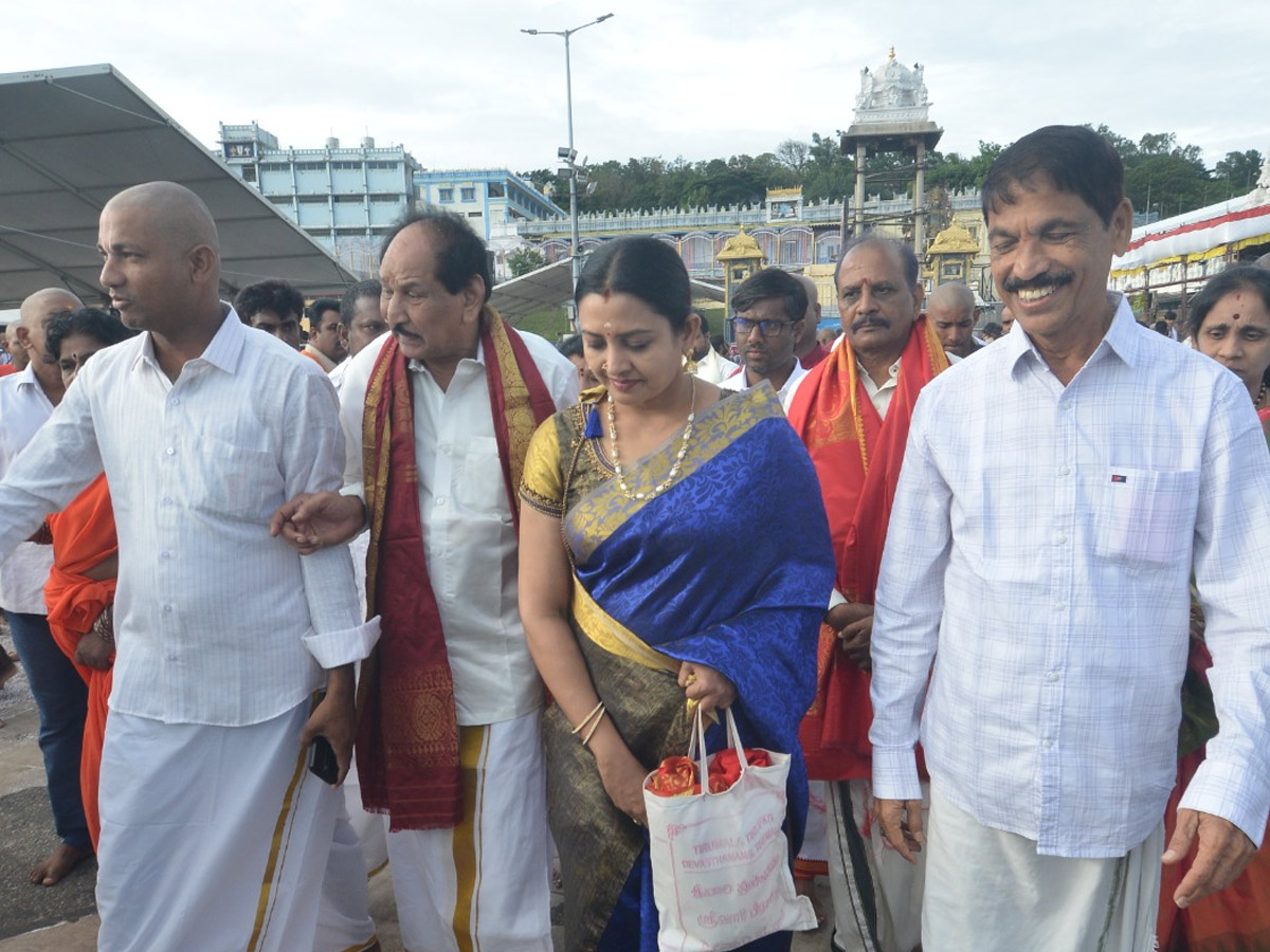 Actresses Roja,Meena And Indraja Visit Tirumala Temple Photos14