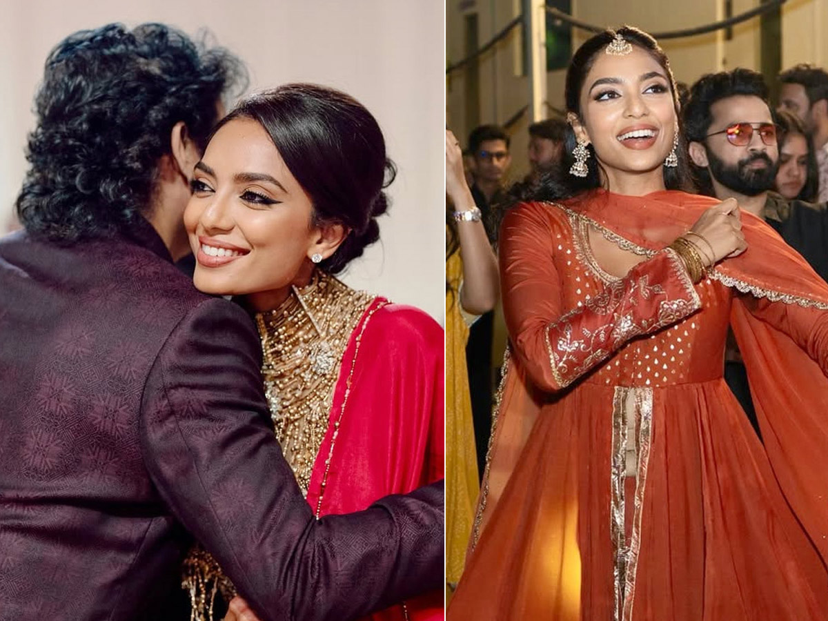 Sobhita Dhulipala shares A heartwarming moment with father-in-law Nagarjuna Akkineni at Akhil wedding Photos1