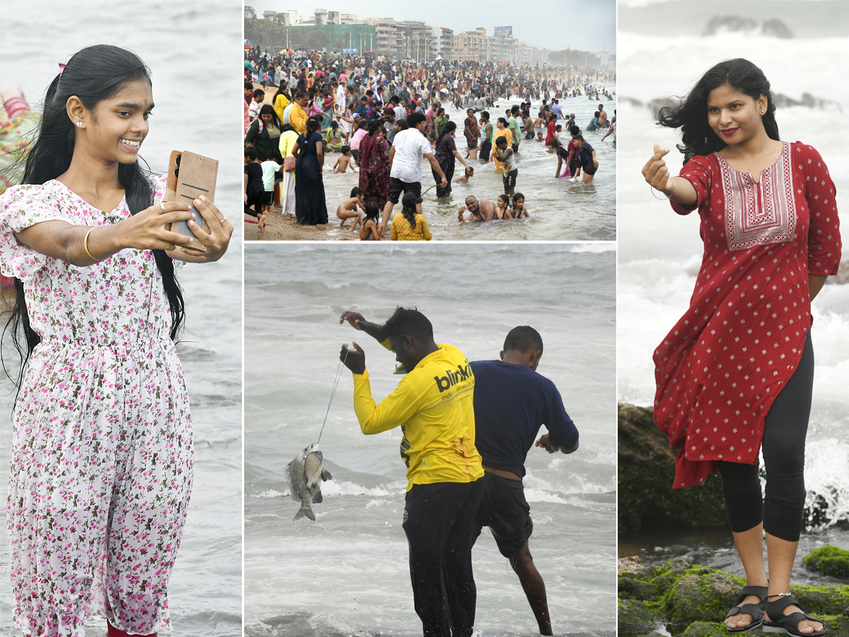 The noise of the waves on the Visakhapatnam coast1