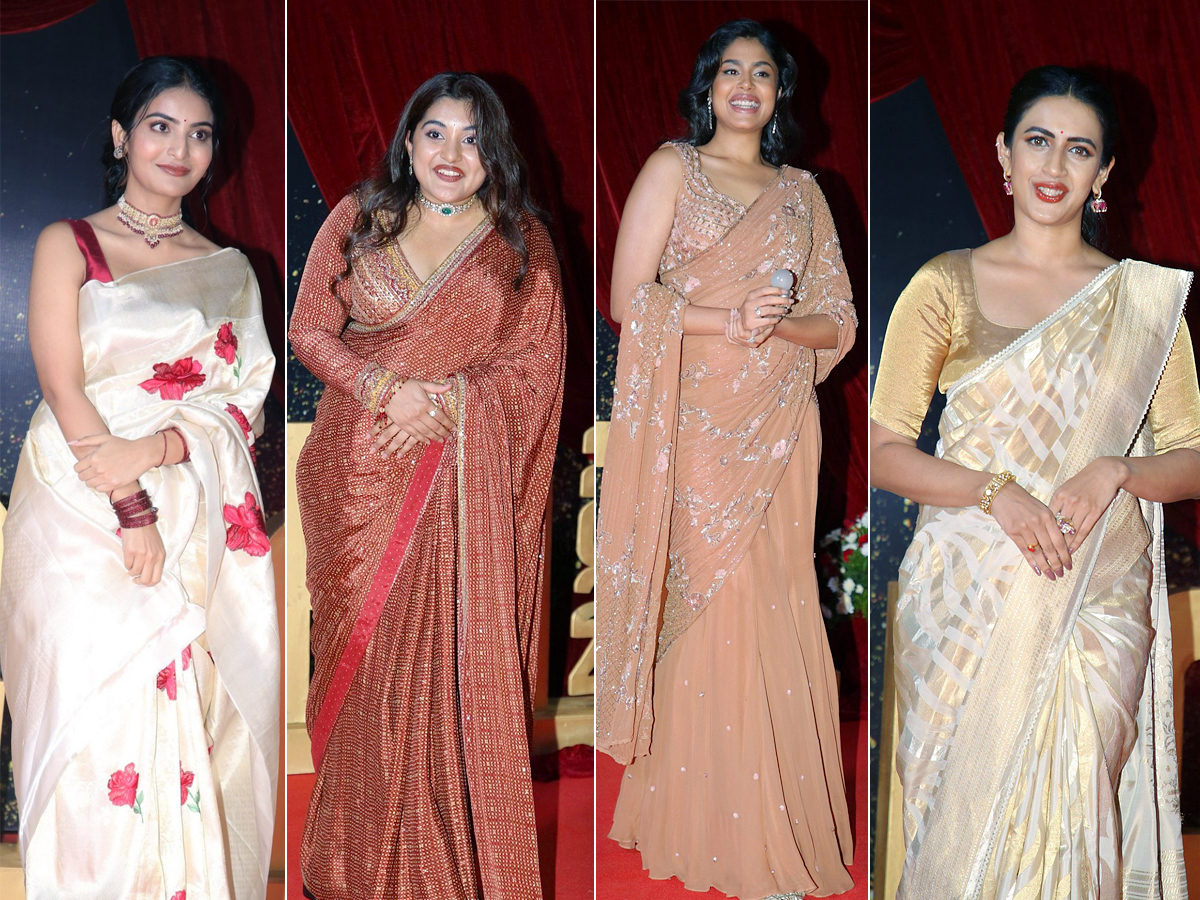 Tollywood Actress Nivetha Thomas AND Krithi Shetty Gaddar Awards22