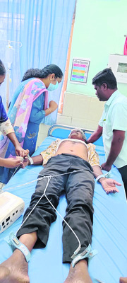 విద్యుత్ షాక్తో ఒకరికి గాయాలు
1