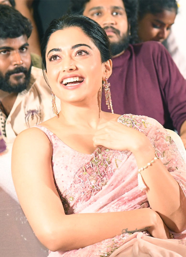 Actress Rashmika Mandanna Cute looks Kubera Movie Event11