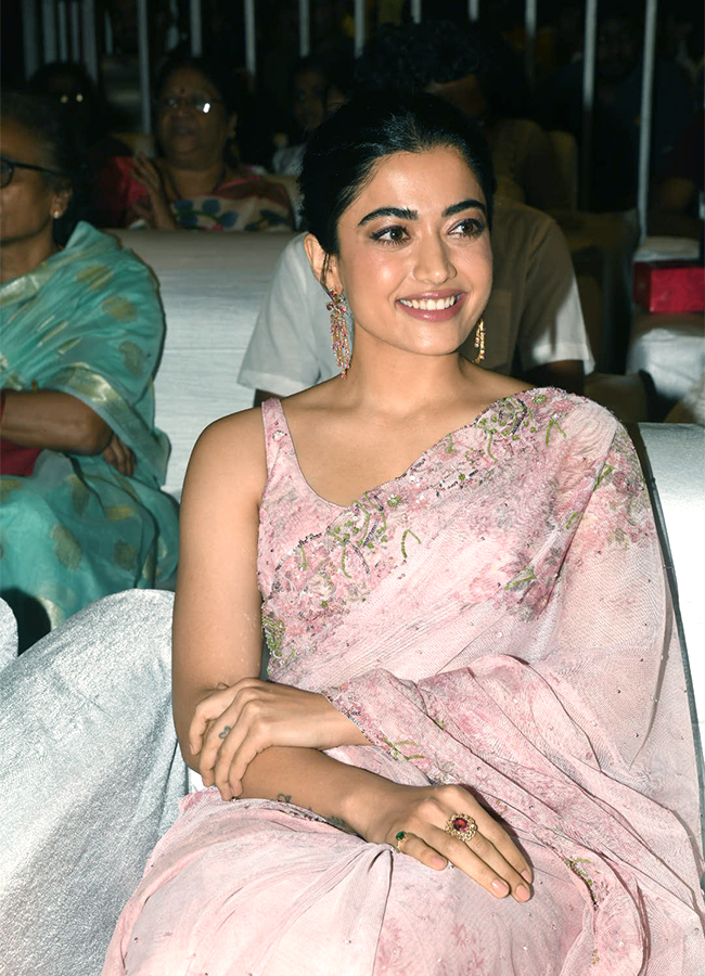 Actress Rashmika Mandanna Cute looks Kubera Movie Event14