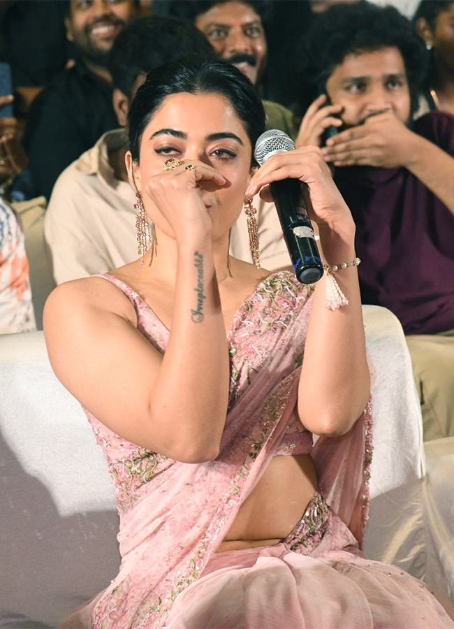 Actress Rashmika Mandanna Cute looks Kubera Movie Event3