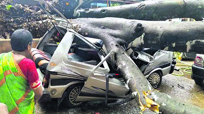 టూరిస్టుల కారు నుజ్జు 1