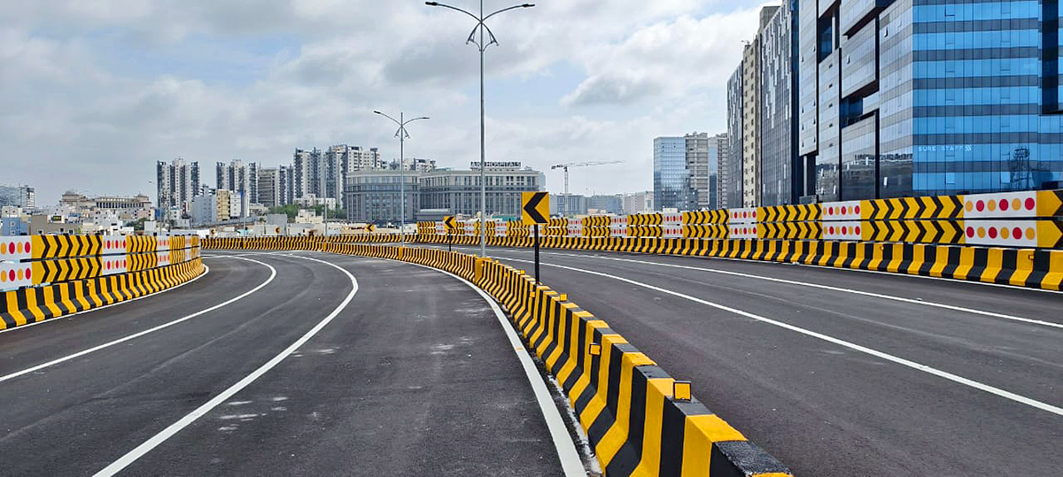 Hyderabad : PJR Flyover Connecting Kondapur and Gachibowli Photos11