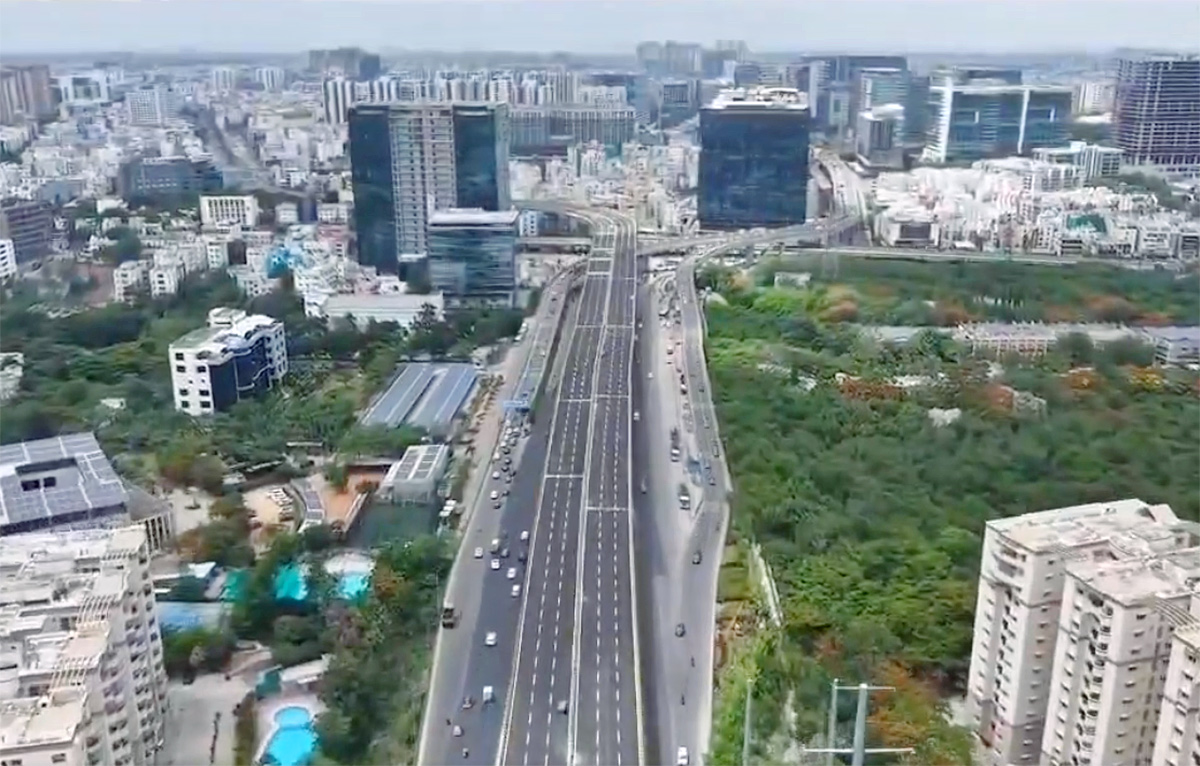 Hyderabad : PJR Flyover Connecting Kondapur and Gachibowli Photos13