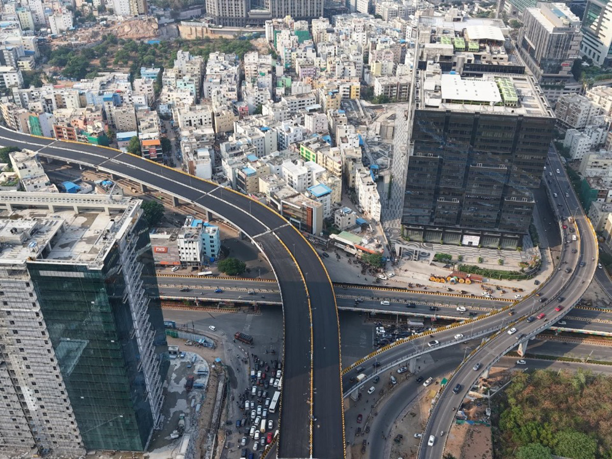 Hyderabad : PJR Flyover Connecting Kondapur and Gachibowli Photos2
