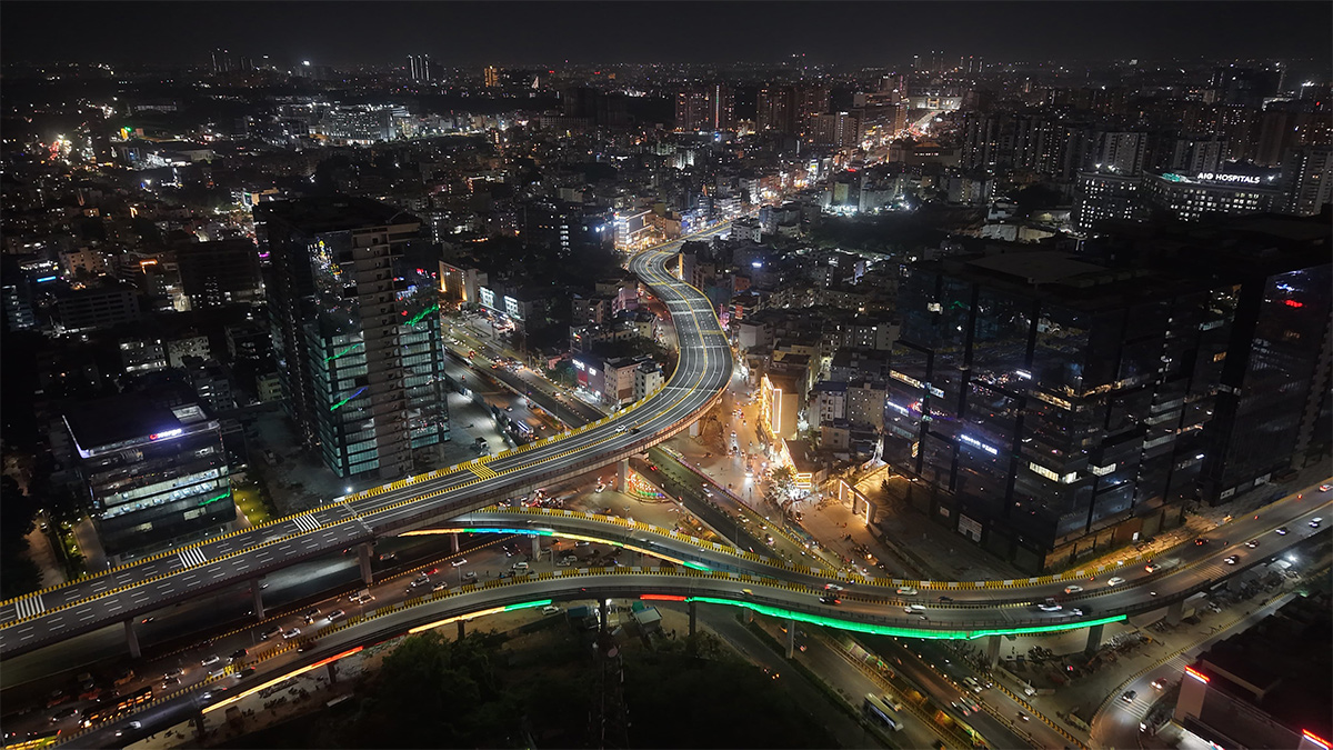 Hyderabad : PJR Flyover Connecting Kondapur and Gachibowli Photos4