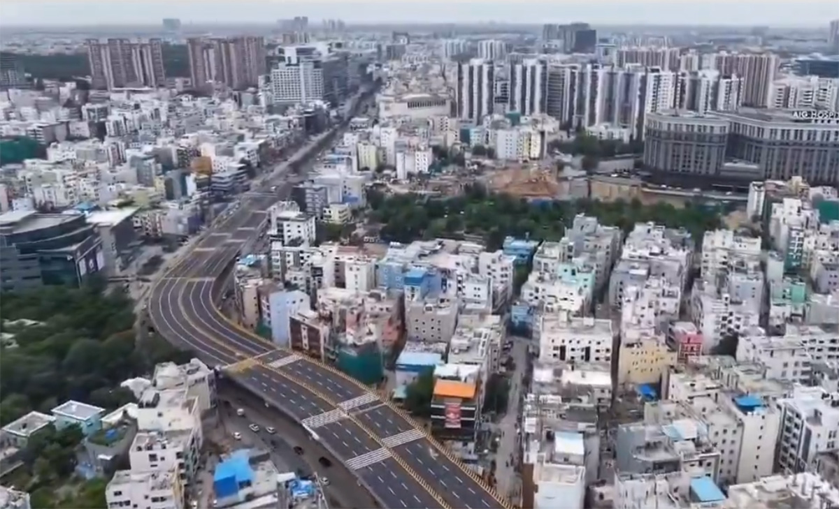Hyderabad : PJR Flyover Connecting Kondapur and Gachibowli Photos7