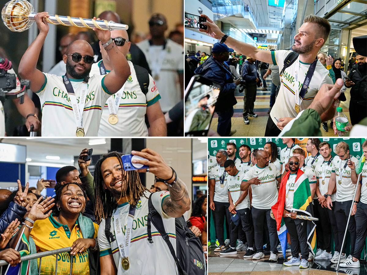 South Africa Team Gets Grand Welcome After Winning World Test Championship At Lord's1