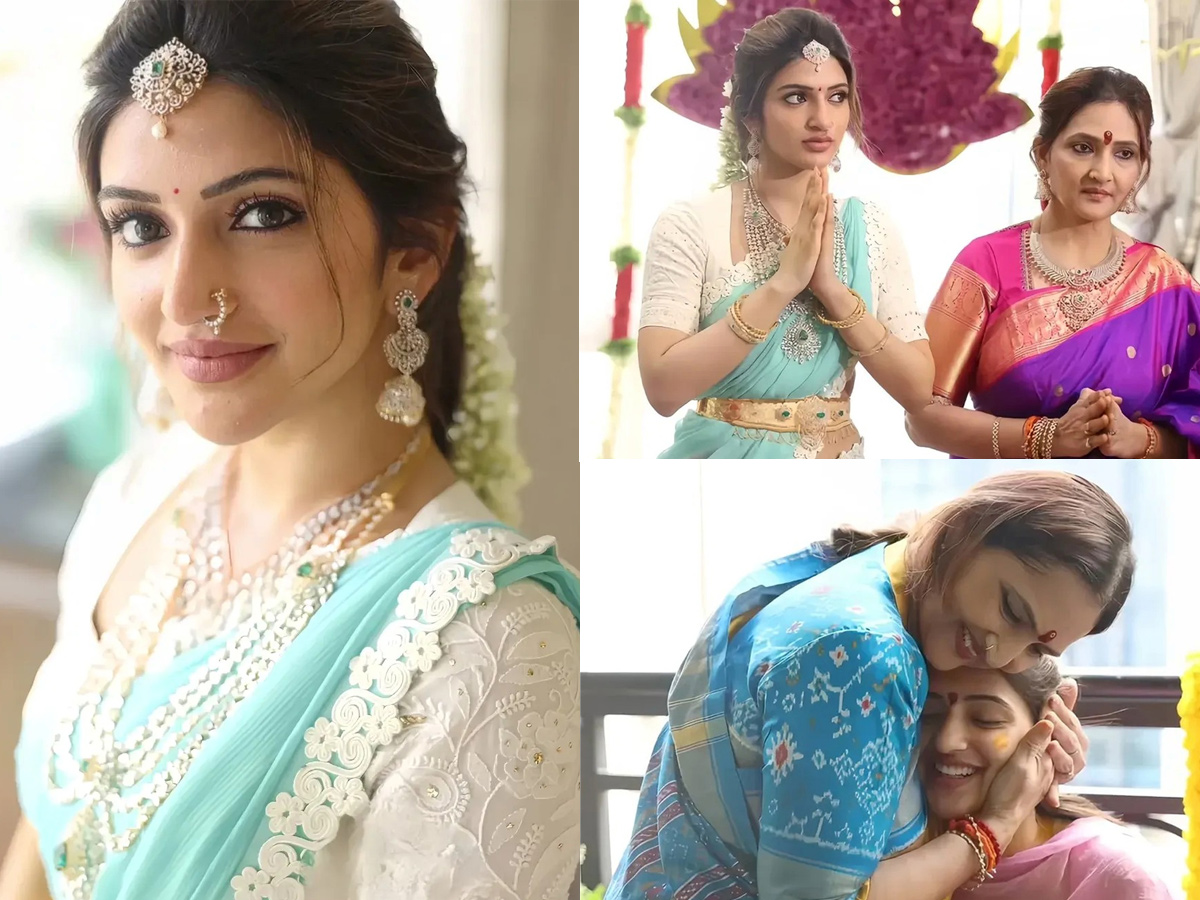 Actress Sreeleela Perform Puja With Mother: Photos Viral1