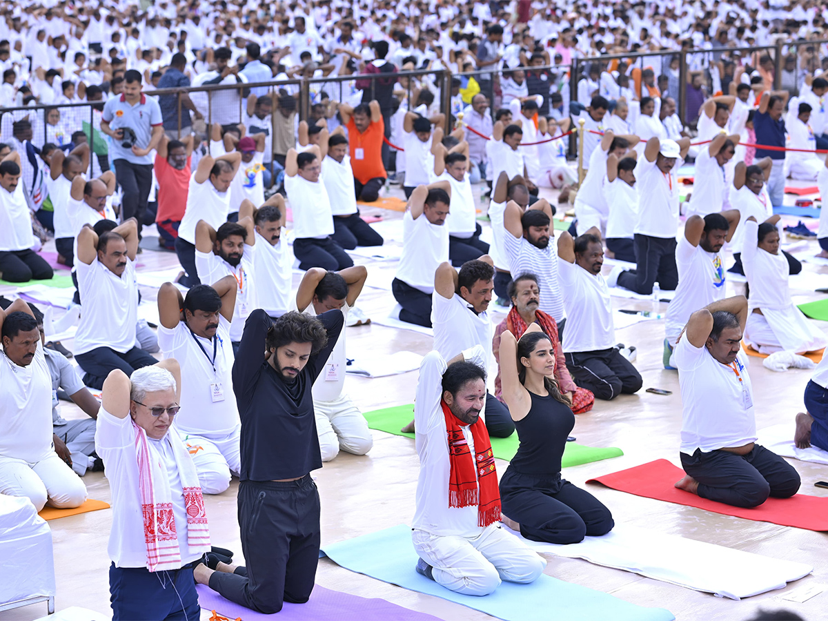 international yoga day 2025 celebration lb stadium photos24